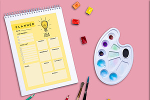 Idea Planner Ready To Print