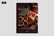 Thanksgiving Feast Flyer Template, a Flyer Template by BrandPacks (Thumbnail 5 of 5)