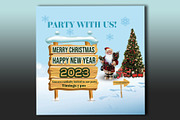 Christmas & New Year Cards, an Invitation Template by designerzDukan (Thumbnail 3 of 3)