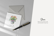 100 watercolor house plants clip art, a Seasonal Illustration by Poppy Lane Studio (Thumbnail 5 of 12)