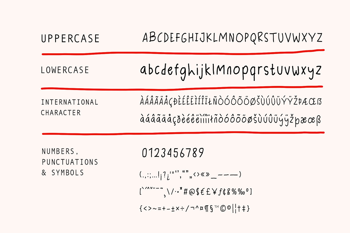 London Child a Handwritten Font, a Handwritten Font by Tera Asset Garage (Photo 6 of 6)