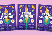 Festa Junina Holiday Flyer, a Flyer Template by Gumico Studio. (Thumbnail 1 of 3)