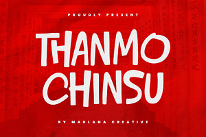 Thanmo Chinsu Cute Handwritten Displ, a Sans Serif Font by Maulana Creative