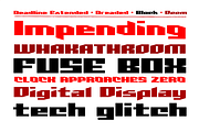 Deadline Extended ultrawide 3D font, a Font by Comicraft Fonts (Thumbnail 2 of 6)