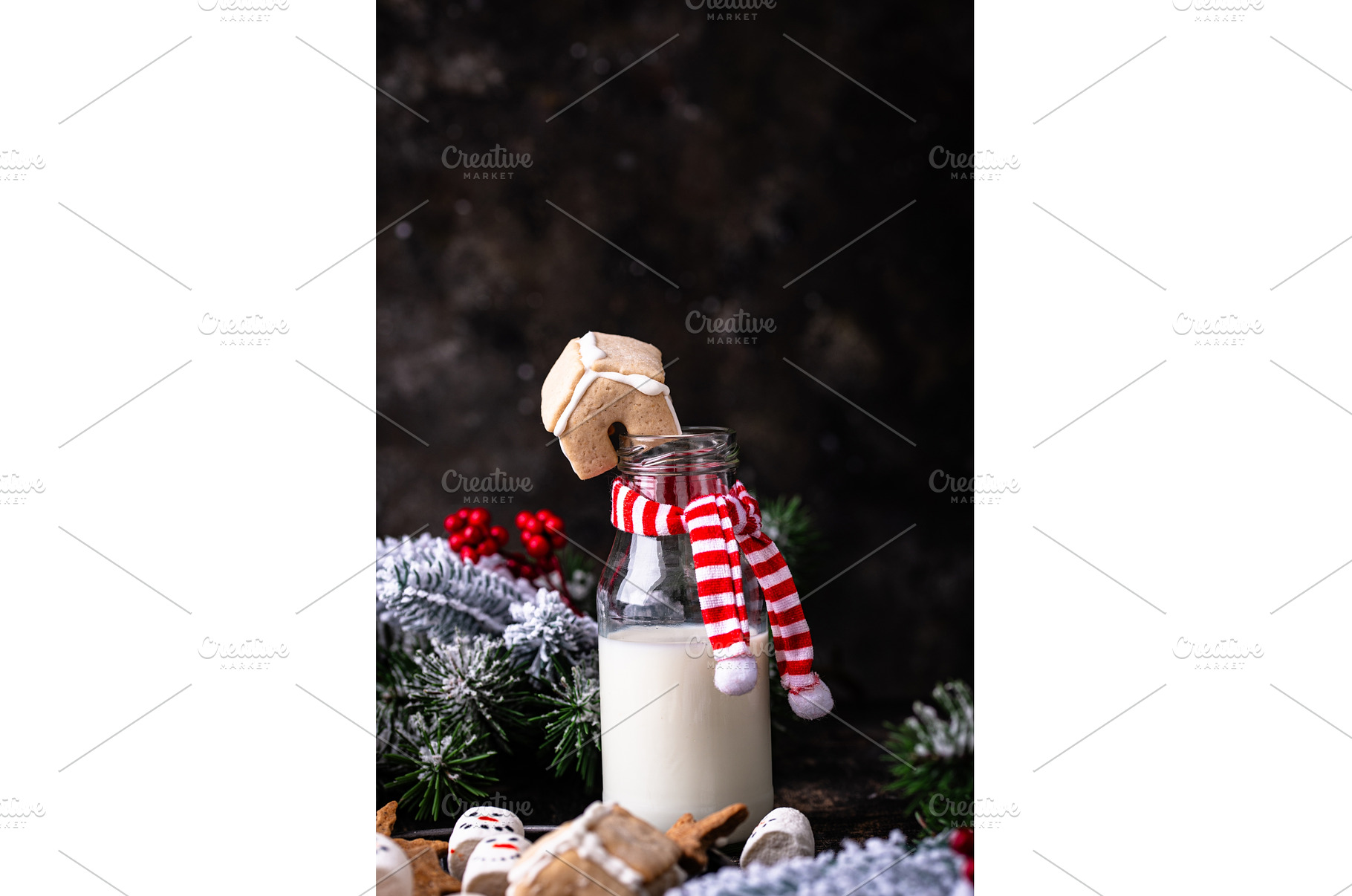 Christmas cookie and snowman, a Holiday Photo by Yulia Furman
