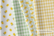 Lemon Garden Seamless Patterns, a Pattern Graphic by EltaMaxArt (Thumbnail 2 of 6)