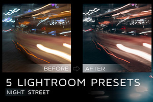 5 Lightroom presets for dark night