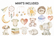 Boho Baby Clipart, an Illustration by PassionPNGcreation (Thumbnail 3 of 11)