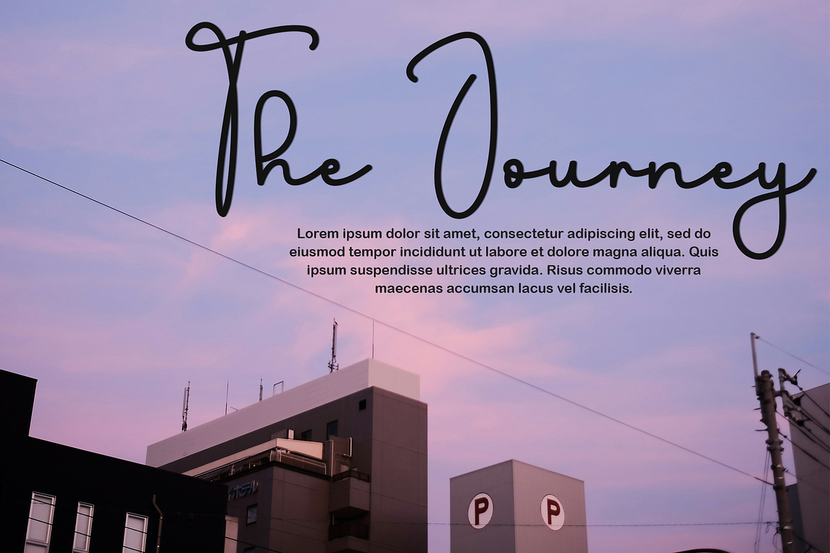 Simple Background, a Handwritten Font by InermediaSTUDIO (Photo 3 of 8)