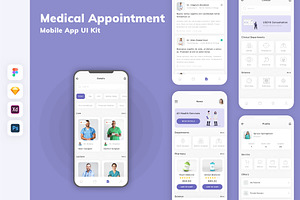 Medical Appointment App UI Kit