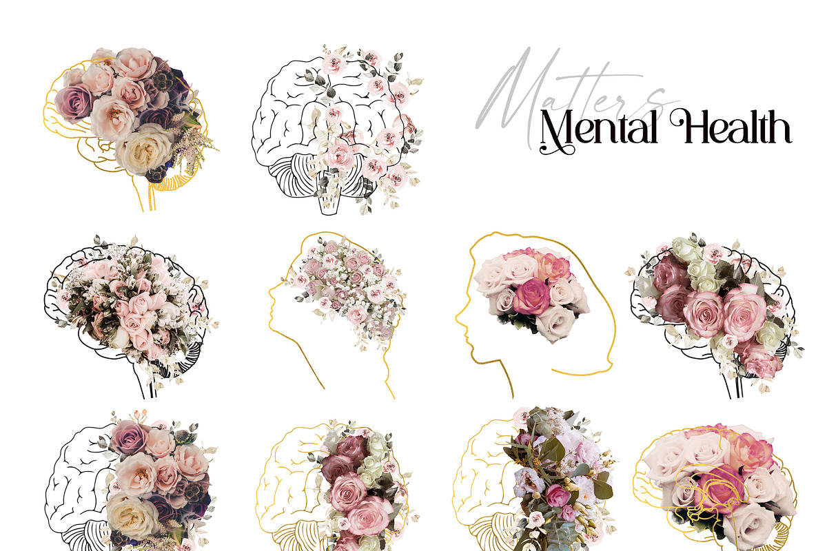 Mental Health Collage creator, a Healthcare Illustration by Olga Koelsch (Photo 9 of 14)