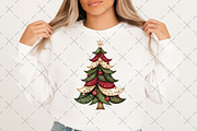 Whimsical Christmas Tree Clipart, an Illustration by Craft Nest (Thumbnail 6 of 6)