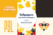 Fallpapers 6-Pk Themed Wallpapers, an Object Graphic by courtcald (Thumbnail 1 of 7)