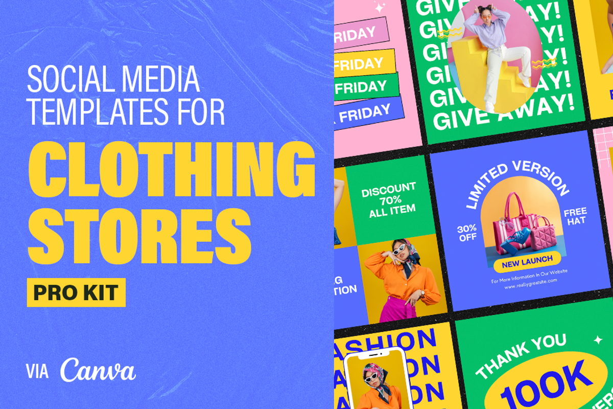 Canva Social Media Templates, a Social Media Template by Florentiknows (Photo 1 of 4)