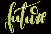 Lettering Brush Set for Procreate 5X, a Brush Add-On by Zmapist (Thumbnail 3 of 19)