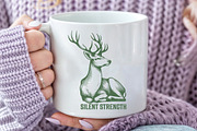 Elegant Deer Logo Illustration, an Illustration by Pixels.Craft (Thumbnail 2 of 7)