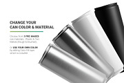 275ml Slim Can Mockup, a Packaging Mockup by AY Mock-Ups (Thumbnail 5 of 10)