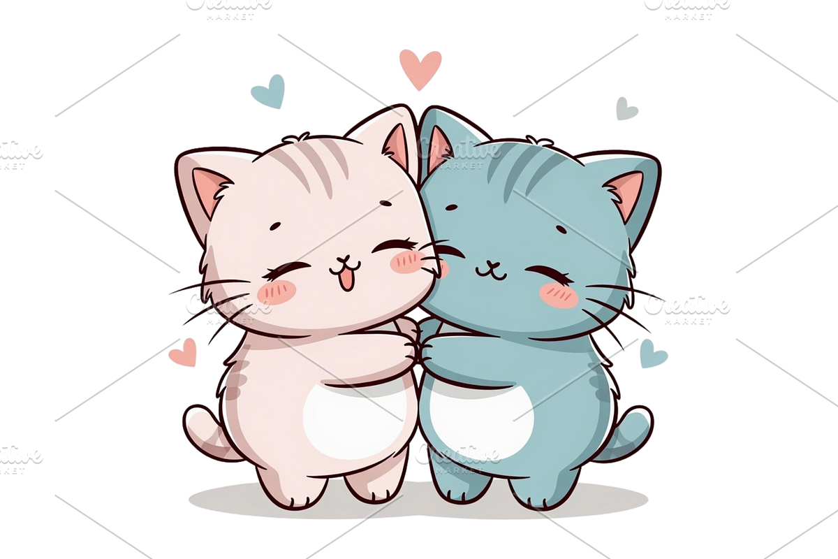 Prompt For Kawaii Valentine Clipart, a Seasonal Illustration by Creative design (Photo 7 of 7)