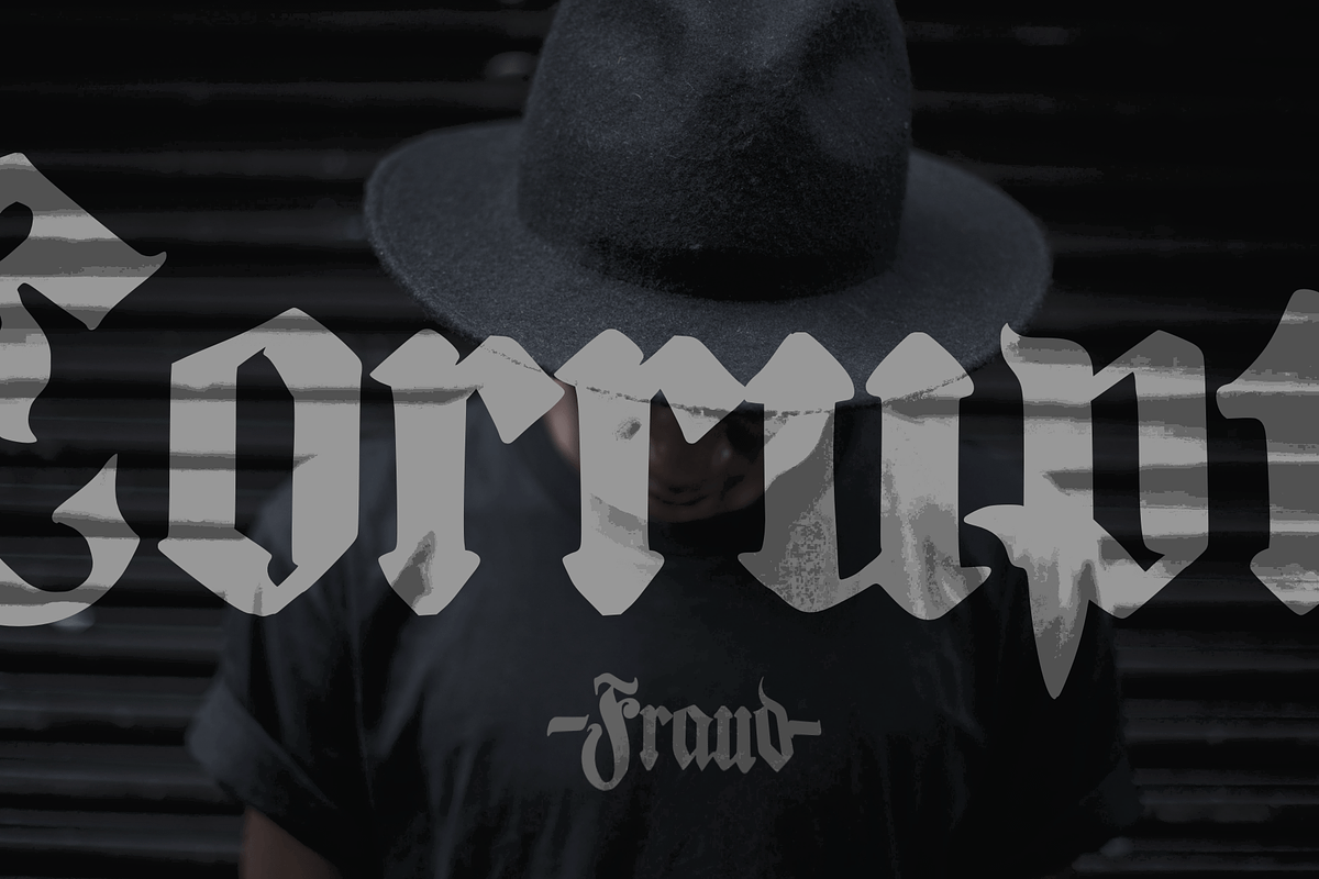 Luminados Fraktur, a Blackletter Font by Mofr 24 (Photo 7 of 8)