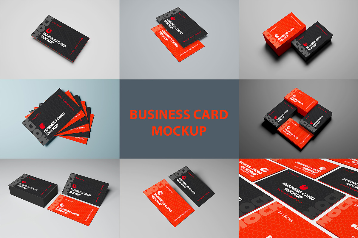 Business Card Mockups, an Advertising Mockup by alimran24 (Photo 3 of 11)