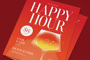 Happy Hour Flyer, a Flyer Template by graphicook (Thumbnail 2 of 3)