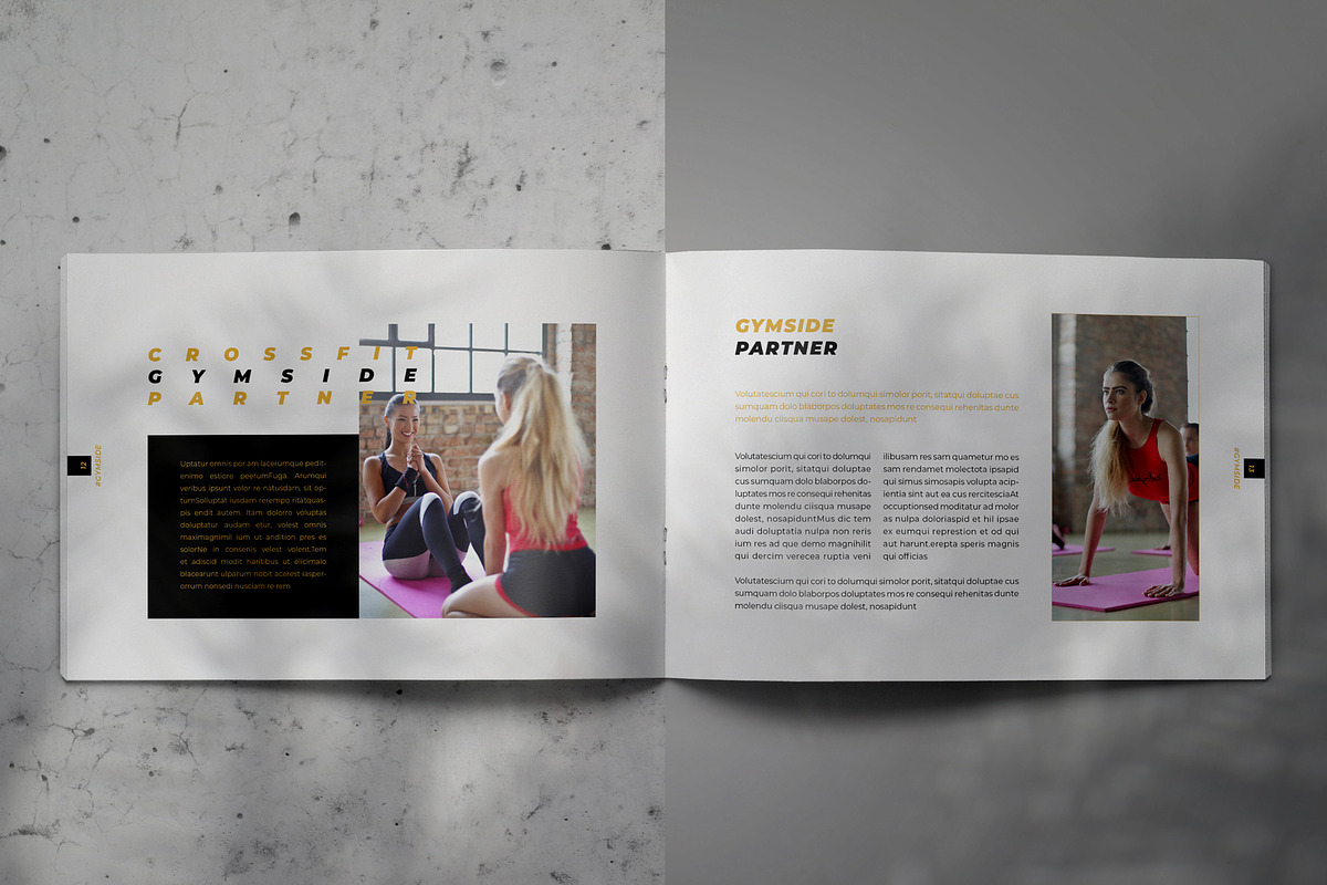 GYMSIDE Lookbook Brochure Template, a Brochure Template by Indotitas (Photo 7 of 9)