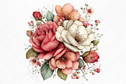 Whimsical Spring Flowers Clipart, an Illustration by Craft Nest (Thumbnail 9 of 11)