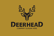 Deer Head Logo, a Branding & Logo Template by Creative Dezing (Thumbnail 3 of 6)