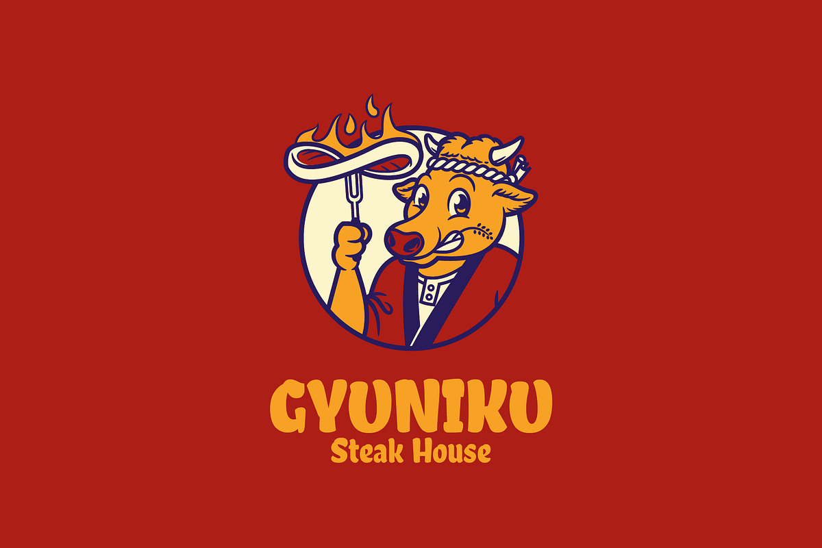 Gyuniku Logo Template, a Branding & Logo Template by Kreasi Malam (Photo 1 of 8)