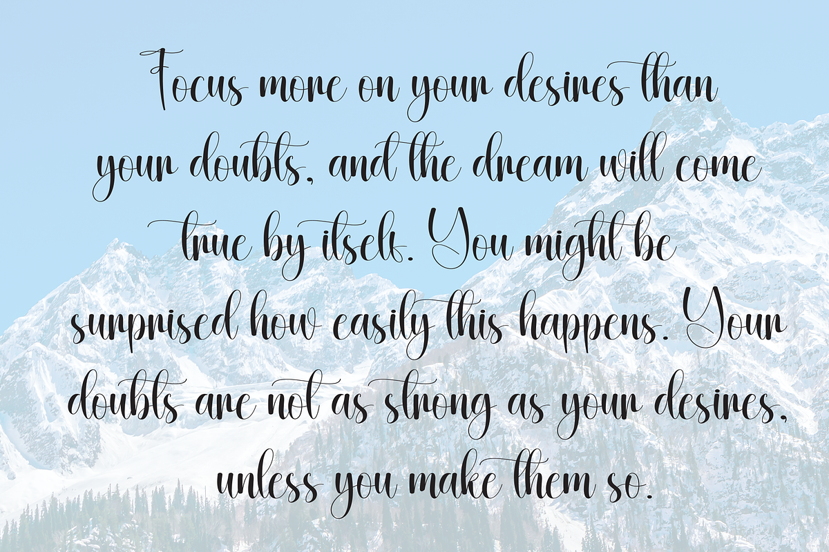 Briliant | Script Font, a Handwritten Font by Scratchones (Photo 6 of 8)