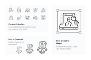 Human Resource Icons, an Outline Icon by Prosymbols (Thumbnail 3 of 5)