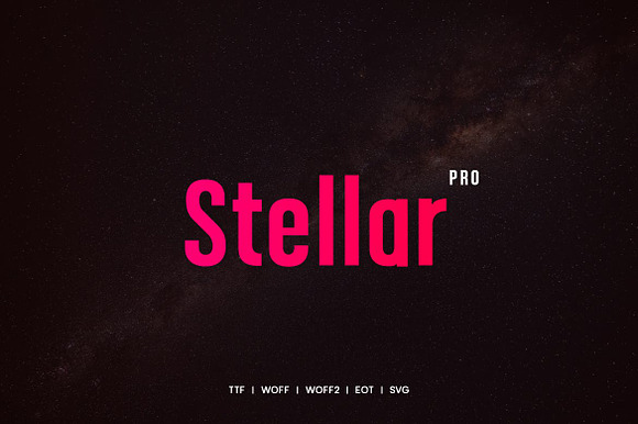 Stellar - Typeface + Webfonts preview 3