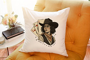 Retro Western Cowgirl PNG, an Illustration by Sublimation Artist (Thumbnail 4 of 6)