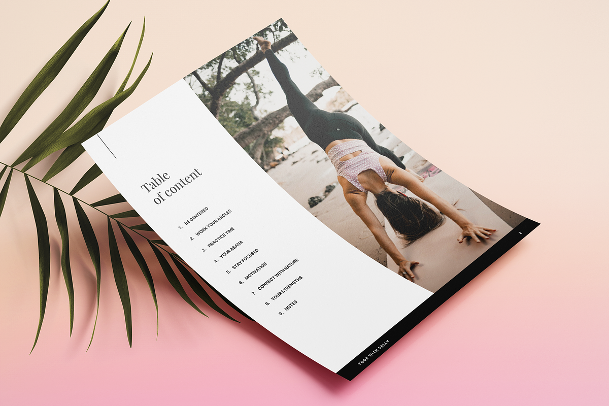 Yoga Presentation Template 20 Pages, a Presentation Template by The Cave Graphics (Photo 5 of 7)
