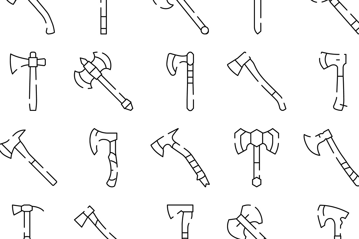 Different axe types tool collection, an Object Graphic by pikepicture (Photo 3 of 3)