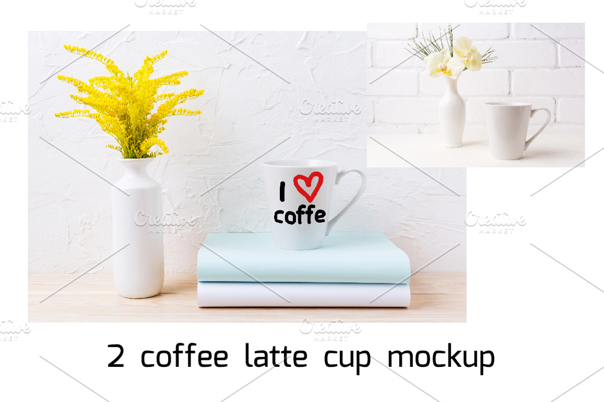 SALE! Coffee mug mockup bundle, a Cups & Container Mockup by TasiPas (Photo 4 of 6)