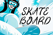 Funky Snow, a Blackletter Font by Yoga Letter (Thumbnail 3 of 7)