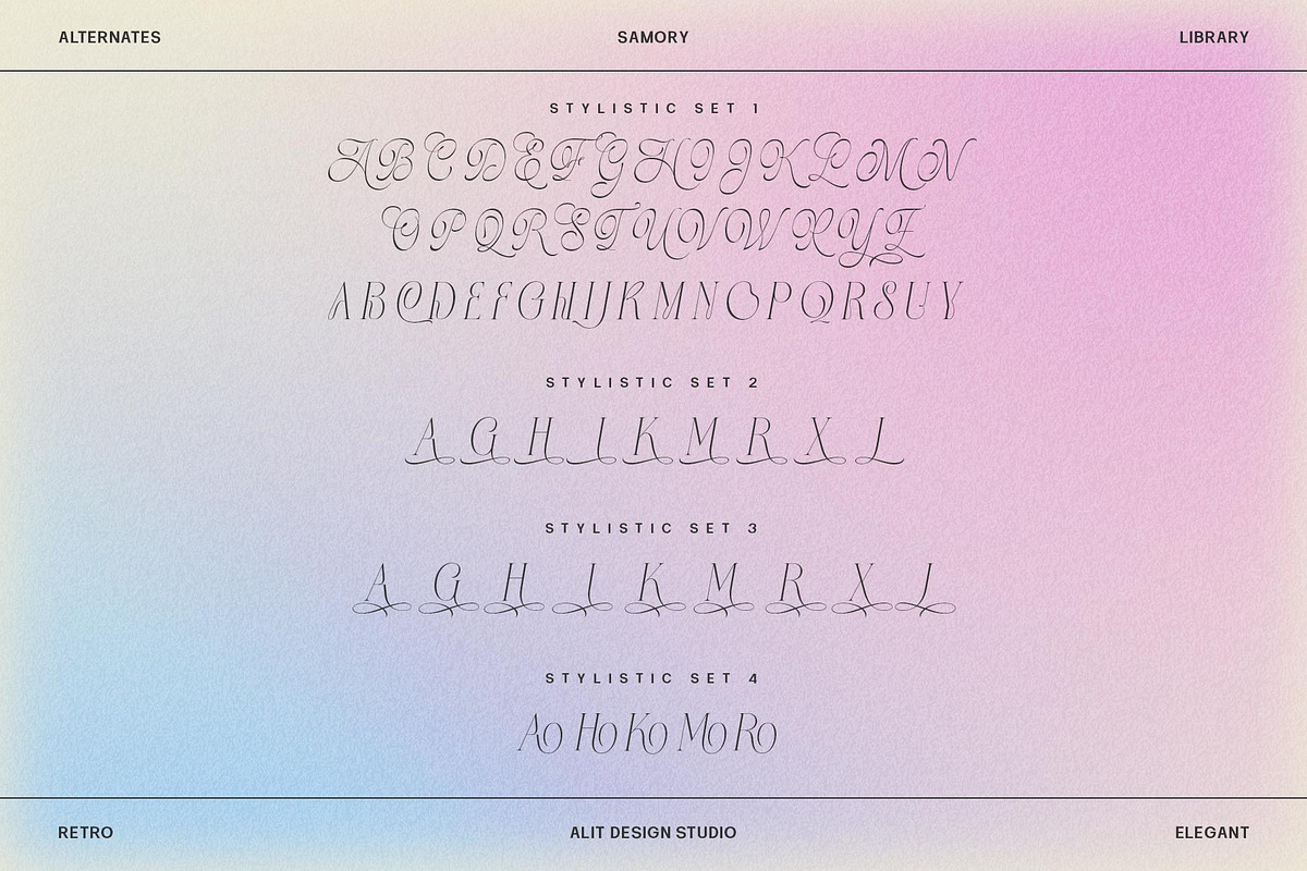 Samory Typeface, a Sans Serif Font by alit design (Photo 7 of 15)