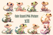 Cute animal collection 400 PNG, an Animal Illustration by DesignFolioHub (Thumbnail 5 of 34)