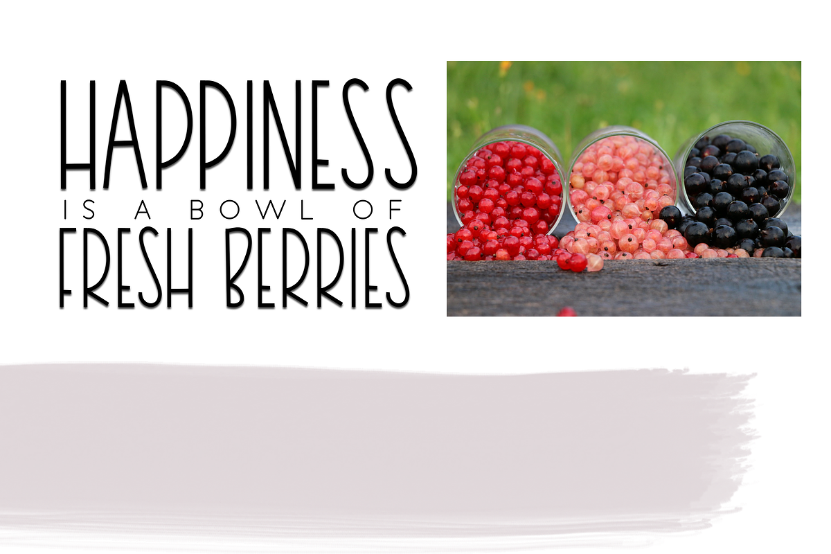 Very Berry Smoothie - A Tall Font preview 5