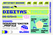 Digitas | Nostalgic Game Font