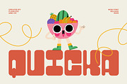 Quicka - Bold Display Sans Font, a Font by Flawless And Co (Thumbnail 1 of 10)