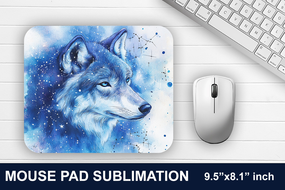 Wolf Mouse Pad Sublimation Bundle, a Graphic by crative8112 (Photo 10 of 11)