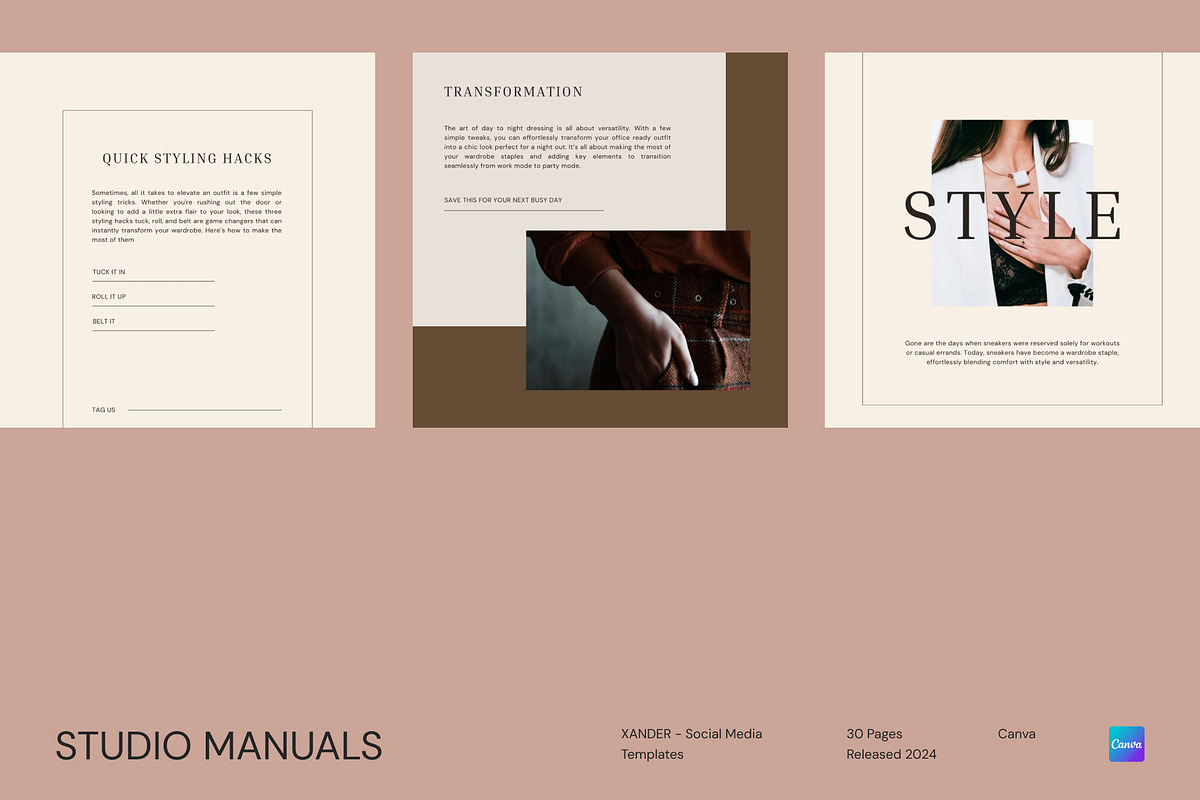 XANDER – Social Media Fashion Tips, a Social Media Template by Studio Manuals (Photo 1 of 8)