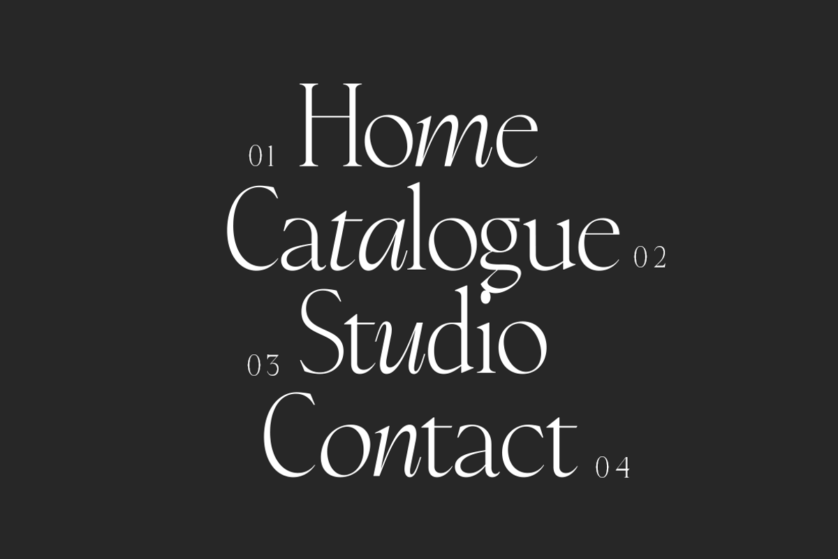 Charmatte | with italic, a Serif Font by InkwellTypeCo (Photo 7 of 19)