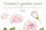 Pink Rose Pattern & Illustration, a Pattern Graphic by NataliArkushArt (Thumbnail 14 of 15)