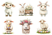 Sheep Easter Sublimation, an Illustration by DreamArtGraphic (Thumbnail 2 of 4)