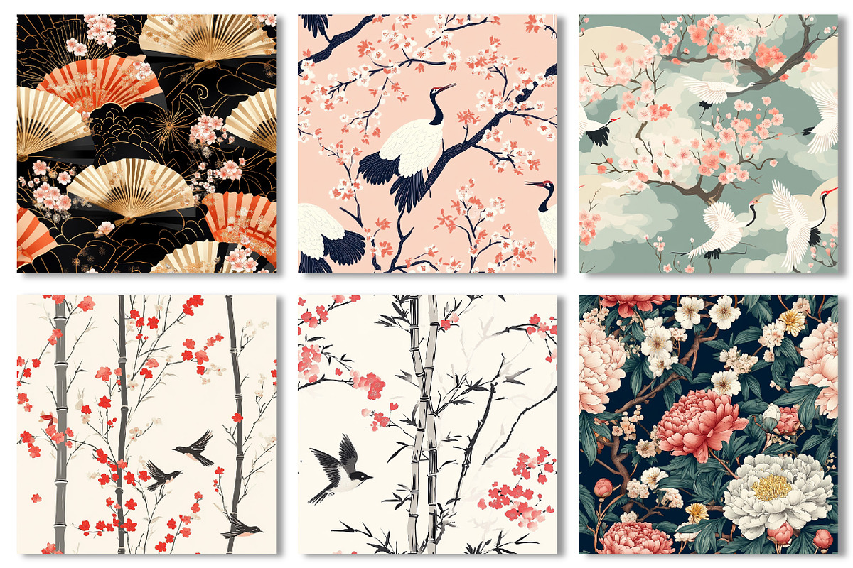 Digital Japan Seamless Papers, a Pattern Graphic by Dream Creation (Photo 5 of 7)