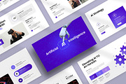 Artificial Intelligence Presentation, a Presentation Template by KreateTribe (Thumbnail 1 of 5)