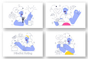 10 Mindful Eating Illustration, a Food Illustration by denayunebgt (Thumbnail 3 of 4)